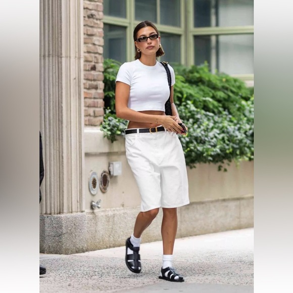 The Row $1050 Fisherman Sandals in Black Leather Covered Buckle Strap Size 40/10 - Picture 7 of 16